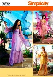 3632 FAIRY/  NYMPH/ GODDESS COSTUME PATTERN 6-12, 14-20