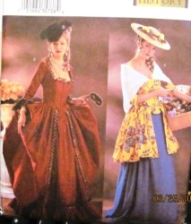 3640 Butterick MARIE ANTOINETTE 18 C COSTUME,PETTICOAT PATTERN 6-10 Uncut