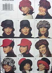 3664  10 HATS, FLAPS,STOVEPIPE, BRIMS, FUR OR NOT PATTERN S-L