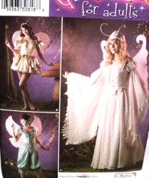 3675 ANGEL FAIRY CORSET,DRESS,CAP PATTERN 6-12