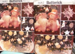 3682 SNOW PEOPLE, TREE  SKIRT, DOOR DECOR, SNOW ANGEL PATTERN