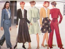 3697 SHORT JACKET,SHIRT,BK LACE SKIRT LENGTHS,PANTS PATTERN 6-12