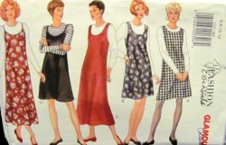 3725 LOOSE SLEEVELESS JUMPER LENGTHS,KNIT TOP PATTERN 6-12