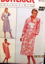 3756 PULLOVR LONG DRESS,TOP,SKIRT EZ PATTERN 8-12,14-18,20-24