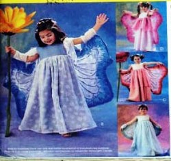 3758 MCCALLS ETHEREAL WINGED PRINCESS/ FAIRY COSTUME PATTERN 3-8
