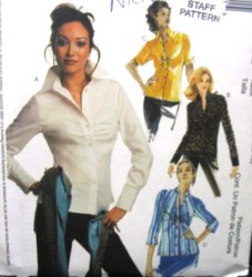 3799 SMART BUTTON COLLAR YOKE SS-LS SHIRT PATTERN 4-10,12-18