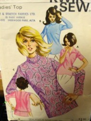 379 72 STRETCH KNIT SS-LS TOP PATTERN 18-22 41 1/2-44.5 B