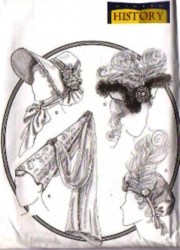 3805  Butterick MAGNIFICENT HISTORICAL SHAPED HATS, BONNETS PATTERN S-L New