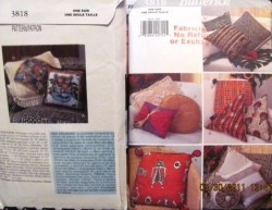3818 13 WOW SHAPED PILLOWS,PILLOW COVERS PATTERN