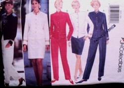 3853 PANEL JACKET,RAISED WAIST SKIRT,PANTS PATTERN 6-10