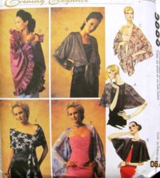 3880 DAY- NIGHT LACY/ VELVET,SILKY, SHEER WRAPS PATTERN 4-22