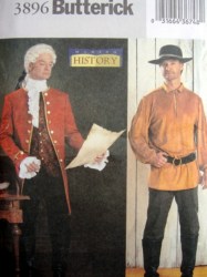 3896 FRONTIER 18 CENTURY COAT,SHIRT,STOCK PATTERN XS-M,L-XL