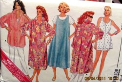 3915 MATERNITY TANK DRESS,TOP,SHIRT,JUMPER,BOTTOMS PATTERN 6-22