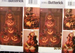 3984 OUTDOOR HALLOWEEN DOOR GREETR, SACK, WALL HANG PATTERN
