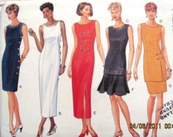 3999 EZ SLVLSS DRESS LENGTHS,TOP STRT-BIAS SKIRT PATTERN 6-12