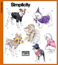 4000 ADORABLE PET COATS,COSTUME DRESS,TIARA PATTERN SM-MD DOG