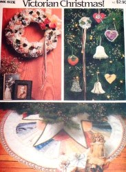 4013 VICTORIAN KISSING BALLS, BELLS, CARD HOLDR, ORNMNTS PATTERN