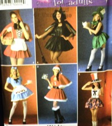 4015 MS FAIRYTALE SASSY COSTUME DRESS, CAPE, HAT PATTERN 10-24