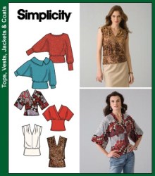 4020 VARIETY PULLOVER KNIT TOPS DOLMAN/ SS/ SLVLSS PATTERN 4-20