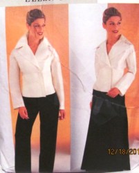 4031 TUXEDO BLOUSE,FLOOR SKIRT,PANTS 2 PATTERNS 6-16,6-10