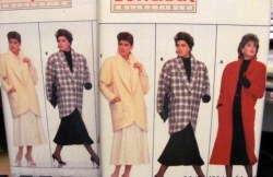 4039 86 LOOSE BOXY SHAWL COLLAR COAT LENGTHS PATTERN 6-14,16-22