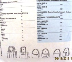 4041 6 LINED CLASSY HANDLE STRAPPY SHAPED HANDBAGS PATTERN