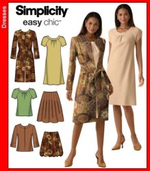 4045 EZ PLEAT SKIRT,TOP,BIAS SS DRESS,COAT,JKT PATTERN 14-22