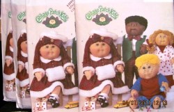 4045 CPK 16,20'' DOLL DRESS,HAT,MUFF,OUTFITS,SLIPPERS PATTERN