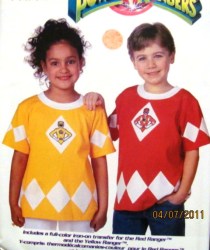 4068 4066 RANGER T/SWEATSHIRT,YELLOW/RED/WHITE/PINK PATTERN 4-14