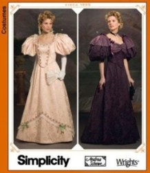 4078 1895 RENN BRIDAL FORMAL DROP WST GOWN PATTERN 6-12