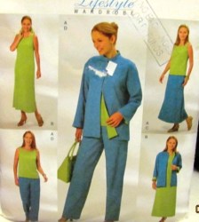4080 REVERSIBLE JACKET,SHELL TOP,DRESS,BOTTOMS PATTERN 14-18
