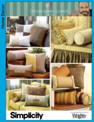 4108 24 LG, SM FANCY SQUARE,RECTANGLE PILLOWS,BOLSTER PATTERN
