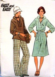 4125 A-LINE DRESS, TUNIC,BELT,PANTS 70S PATTERN 8