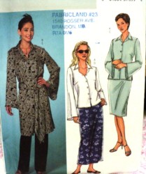 4140 EZ TUNIC, SHIRT,SASH,SKIRT,PANTS PATTERN 18-22
