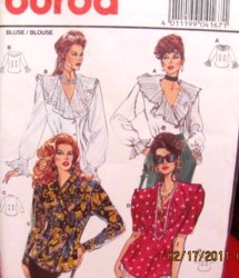 4167 POETIC/PEASANT/WRAP/BUTTON SS-LS BLOUSE PATTERN 10-20