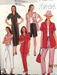 4197 EZ LONG SHIRT, A-DRESS, SHORTS,PANTS,HAT PATTERN 8-12,20-24