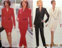 4204 EZ LS PANEL WRAP TOP, STRT SKIRT,PANTS PATTERN 18-22