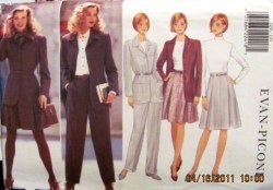 4206 PANEL JACKET,BELT,RSD WAIST FLARE SKIRT,PANTS PATTERN 6-16