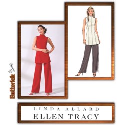 4237 BUTTERICK EZ LONG SLEEVELESS TUNIC TOP, PANTS PATTERN 6-10,12, 18-22