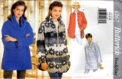 4267 Butterick  EZ LOOSE LS STRETCH KNIT OVERSIZE TOP PATTERN XS-MED OR L-XL CHOICE UNCUT