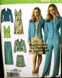 4273  JACKET,SLVLSS DRESS,TOP,LO RISE SKIRT,PANTS PATTERN 8-24