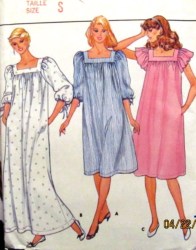 4361 BUTTERICK LOOSE SQUARE NECK SLEEVES OR NOT LOUNGE WEAR PATTERN 6 OR 8-10; ; OR  20-22 CHOICE