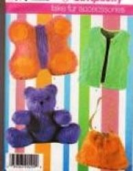 4379 SIMPLICITY FAUX FUR BEAR, BUTTERFLY PILLOW, BAG, VEST JR PATTERN 28-36.5"B