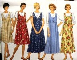 4408  Butterick EZ MATERNITY FLARE PLEAT JUMPER LENGTHS PATTERN 6-10 or 18-22  uncut choice