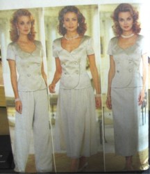 4443 EZ 2 BRSTED NY SS TOP,TAPER/FLARE SKIRT,PANTS PATTERN 12-22