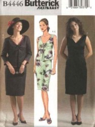 4446 SO EZ SLVLSS DRESS,VEST, JACKET PATTERN 6-12,14-20