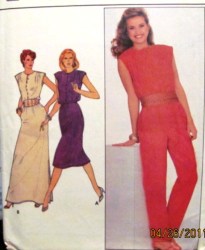 4447 SLEEVELESS ELASTIC WAIST DRESS LENGTHS, JUMPSUIT PATTERN 16