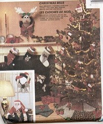 4457 REINDEER ORNAMNT, STOCKINGS, KNOB COVER, WREATH PATTERN