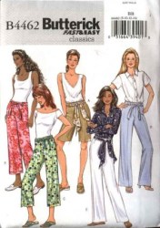 4462 SO EZ SHORTS, PANTS 2 LENGTHS,BELT,SASH 8-14