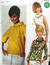 4476 EZ 60S OVER / BLOUSE SLVS OR NOT PATTERN 18 38'' 14 34''